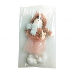 Пакет подарочный прозрачный Точки размер 13*20см (уп 50шт)