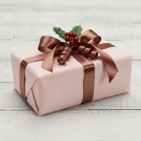 Бумага тишью в рулоне водонепроницаемая розовая пастель размер 58см*10м 20мкр