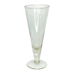 Ваза стекло Фунтик H-30,5см D-12см