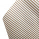 Бумага белая крафт в рулоне Полоски коричневые размер 50см*10м