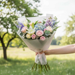 Пленка в рулоне VOGUE светло-розовая размер 60см*10м 50мкм