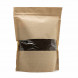 Дой-пак бумажный крафт с окном с замком zip-lock 200*250+(40+40) уп 10шт