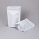 Дой-пак белый матовый металл внутри с замком zip-lock 170*260мм (45+45) уп 10шт
