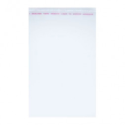 Пакет прозрачный с клеевым краем 15*26см 100шт