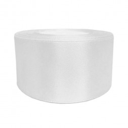 Лента атласная белая размер 5см*23м