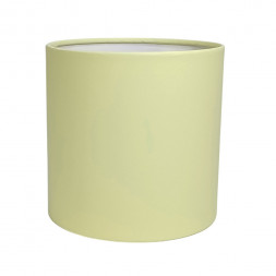 Коробка цилиндр однотонный желтая в 3-х размерах