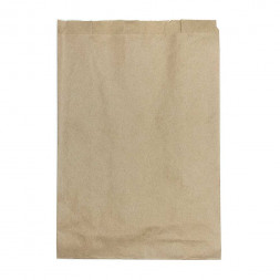 Пакет бумажный крафт с плоским дном 40г/м2 размер 25*17*7см уп 10шт