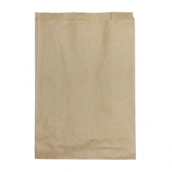 Пакет бумажный крафт с плоским дном 40г/м2 размер 25*17*7см уп 10шт