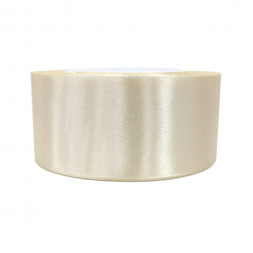Лента атласная ванильная размер 4см*23м