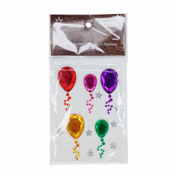 Стикеры для декорирования Воздушные шары размер 4,5*1,7см