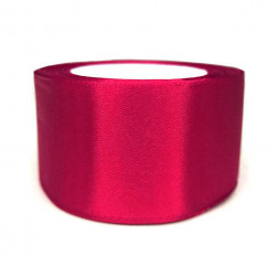 Лента атласная вишневая размер 5см*23м