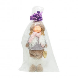 Пакет подарочный прозрачный Точки размер 30*50см (уп 100шт)