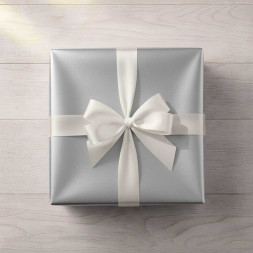 Бумага крафт в рулоне серебро размер 70см*10м 70гр/м2