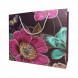 Пакет ЛЮКС Цветы с бабочками размер 32*26*10см