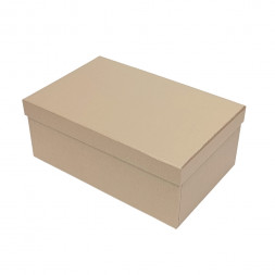Коробка прямоугольная Капучино с тиснением в 15-ти размерах