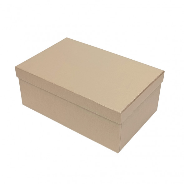 Коробка прямоугольная Капучино с тиснением в 15-ти размерах