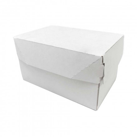 Коробка EcoСake 1200мл белая размер 150*100*85мм уп 10шт