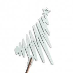 Топпер НГ Елка белая h-35см