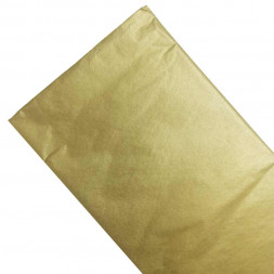 Бумага тишью в листах ЗОЛОТО размер 50см*66см