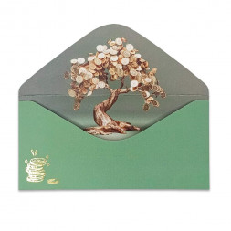 Конверт для денег С юбилеем! 8*16,5см арт 54039