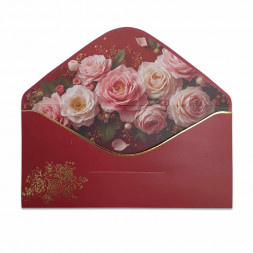 Конверт для денег С юбилеем! 8*16,5см арт 55432