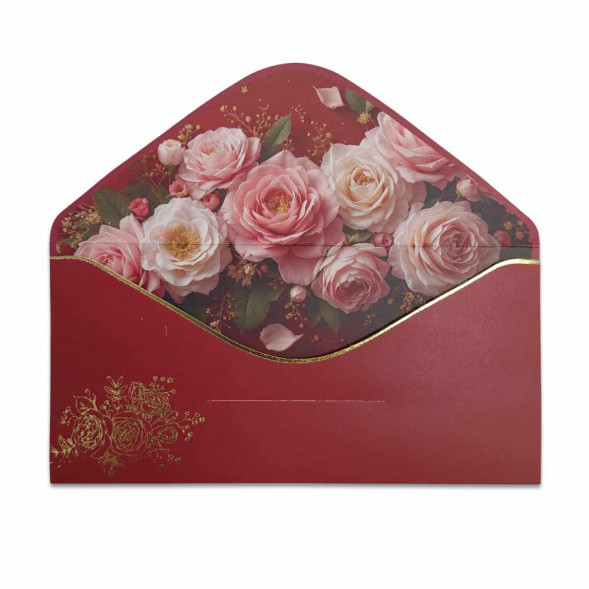 Конверт для денег С юбилеем! 8*16,5см арт 55432