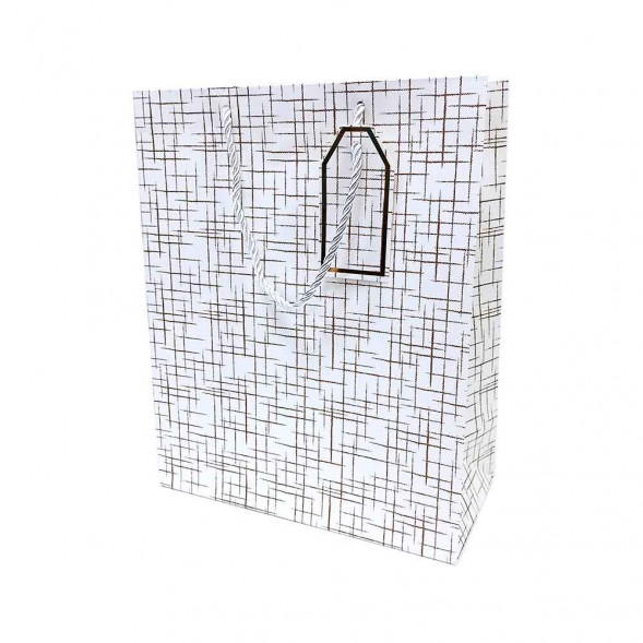 Пакет ЛЮКС Штрихи размер 26*32*12см