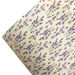 Бумага подарочная Горная лаванда размер листа 70см*100см уп 10л