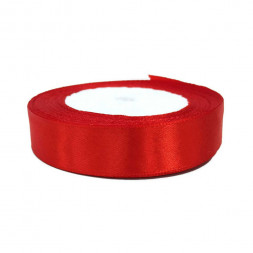 Лента атласная красная размер 2см*23м