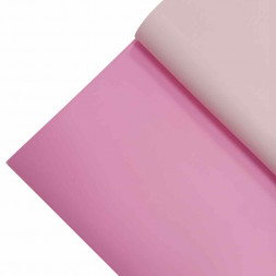 Пленка матовая 2-х цветная розовая яркая/розовый жемчуг размер 58*58см 65мкм