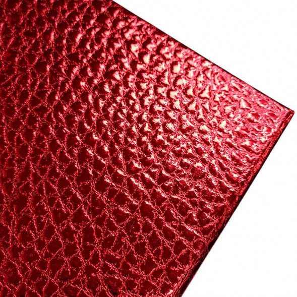 Коробка прямоугольная металл красная в 10-ти размерах