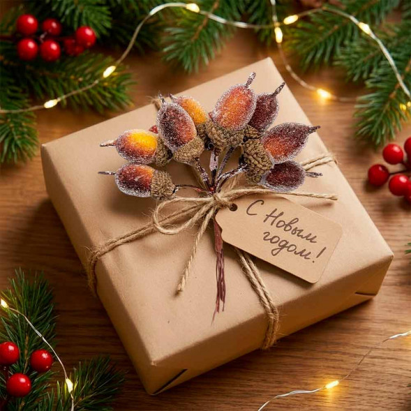 Желуди засахаренные связка 2,6*1,6см 