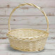 Корзина овальная белая ива 830848 размер 24*19*10*26см
