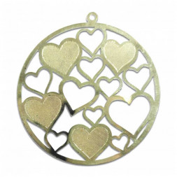 Фигура Сердца в круге размер 4,5см