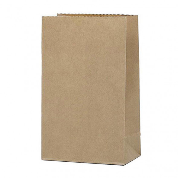 Пакет бумажный крафт 50г/м2 размер 30,5*21,5*12см уп 10шт