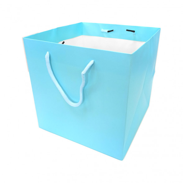 Пакет ЛЮКС однотонный размер 18*18*18см