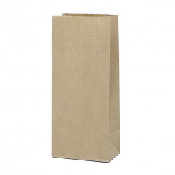 Пакет бумажный крафт 70г/м2 размер 25*12*8см уп 10шт