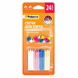 Свечи для торта уп 24шт