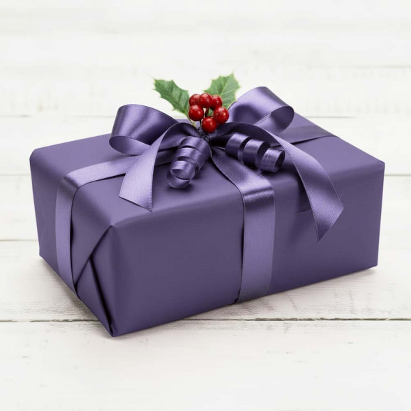 Бумага тишью в листах ТЕМНО ФИОЛЕТОВАЯ размер 50см*66см  