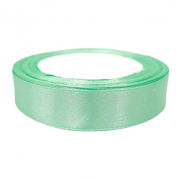 Лента атласная пастельно-зеленая размер 2см*23м