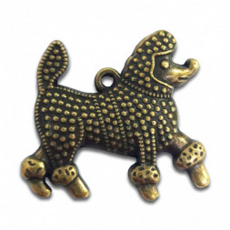 Фигура Пудель размер 3см