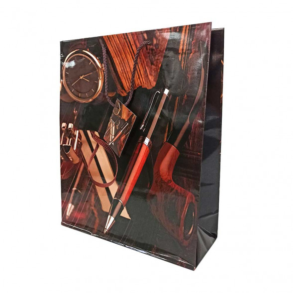 Пакет ламинированный Мужской размер 26*32*10см