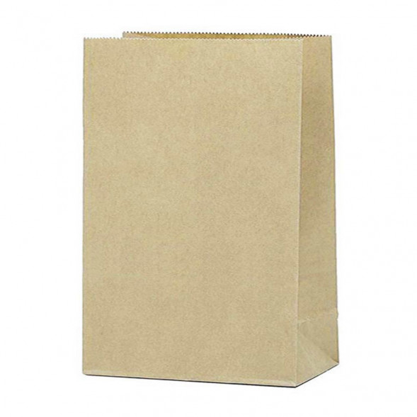 Пакет бумажный крафт 70г/м2 размер 34*26*15см уп 10шт