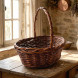 Корзина овальная ива коричневая в 2-х размерах