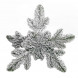 Веточка снежинка заснеженная D-36см 
