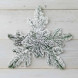Веточка снежинка заснеженная D-36см 