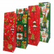 Пакет Люкс НГ под бутылку Игрушки, подарки размер 11*38*11см