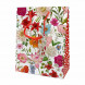 Пакет матовый бумажный Цветы размер 18*23*10см