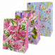 Пакет матовый бумажный Цветы размер 18*23*10см