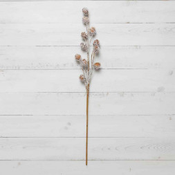 Веточка заснеженная с шишками Н-60см